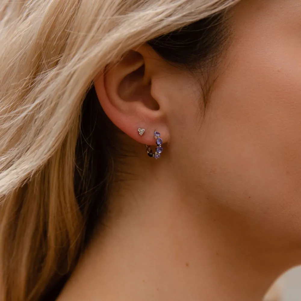 Dinny Hall Shuga 14K Gold Mini Trillion Single Stud