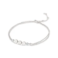 Dinny Hall Shuga 14K Gold Pearl & Diamond Wristlet