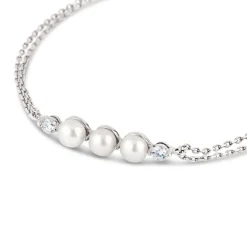 Dinny Hall Shuga 14K Gold Pearl & Diamond Wristlet