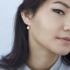 Dinny Hall Shuga 14K Gold Pearl Drop Earrings