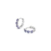 Dinny Hall Shuga 14K Gold Tanzanite Huggie Hoops