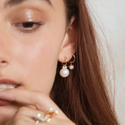 Dinny Hall Shuga 14K Large Fine Pearl Drops