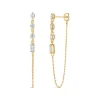 Dinny Hall Shuga Solid Gold Created Diamond Chain Drops
