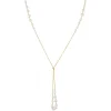 Dinny Hall Signature Creamy White Freshwater Pearl Knot Necklace
