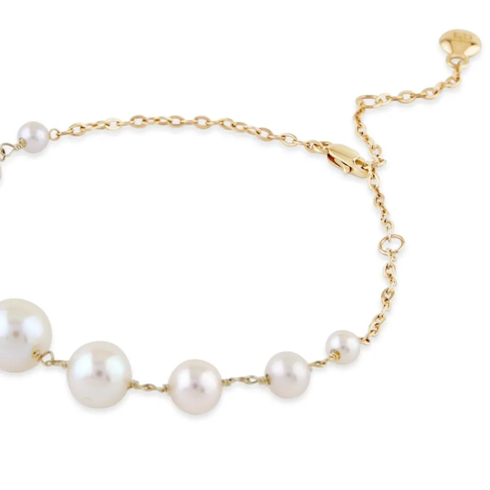 Dinny Hall Signature Creamy White Freshwater Pearl Bracelet