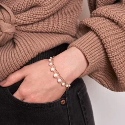 Dinny Hall Signature Creamy White Freshwater Pearl Bracelet