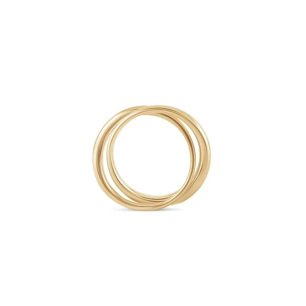 Dinny Hall Signature Tapering Solid Gold Duo Ring