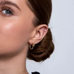Dinny Hall Starflower 14K Gold Diamond Studs