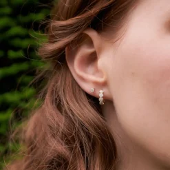 Dinny Hall Starflower 14K Gold Diamond Studs