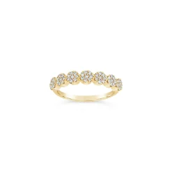 Dinny Hall Starflower Recycled Gold Diamond Pinky Ring