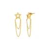 Dinny Hall Stargazer Chain Loop Drop Earrings