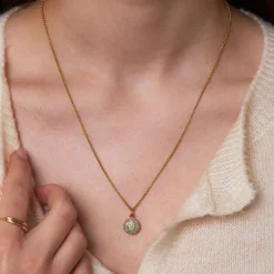 Dinny Hall Suffragette Pave Set Locket