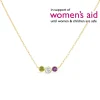 Dinny Hall Suffragette Three Stone Scoop Necklace