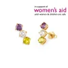 Dinny Hall Suffragette Trilogy Bar Studs