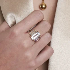 Dinny Hall Suffragette Trinny Trilogy Ring