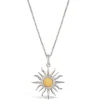 Dinny Hall Sun Charm With 9K Brushed Centre Pendant