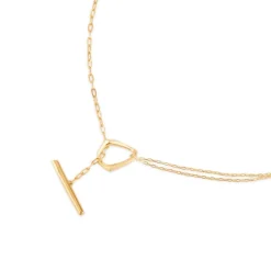 Dinny Hall Thalassa Faceted Medium T-Bar Lariat