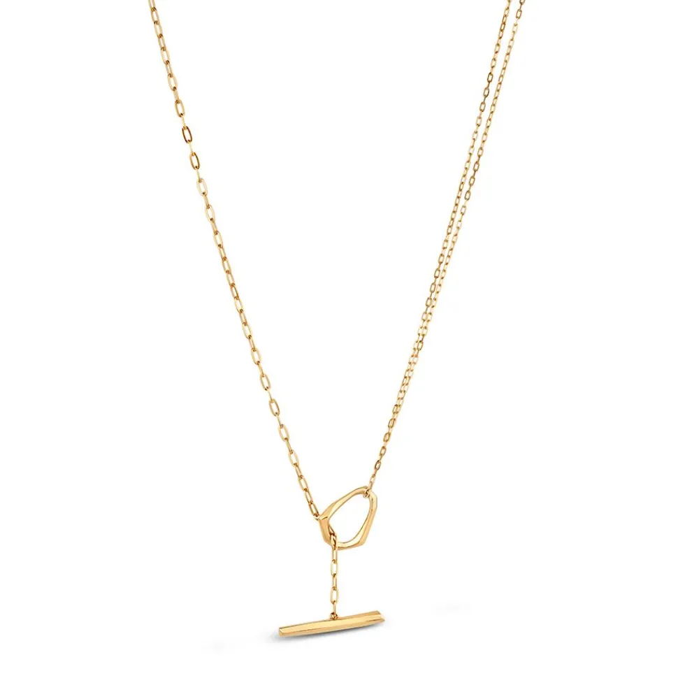 Dinny Hall Thalassa Faceted Medium T-Bar Lariat
