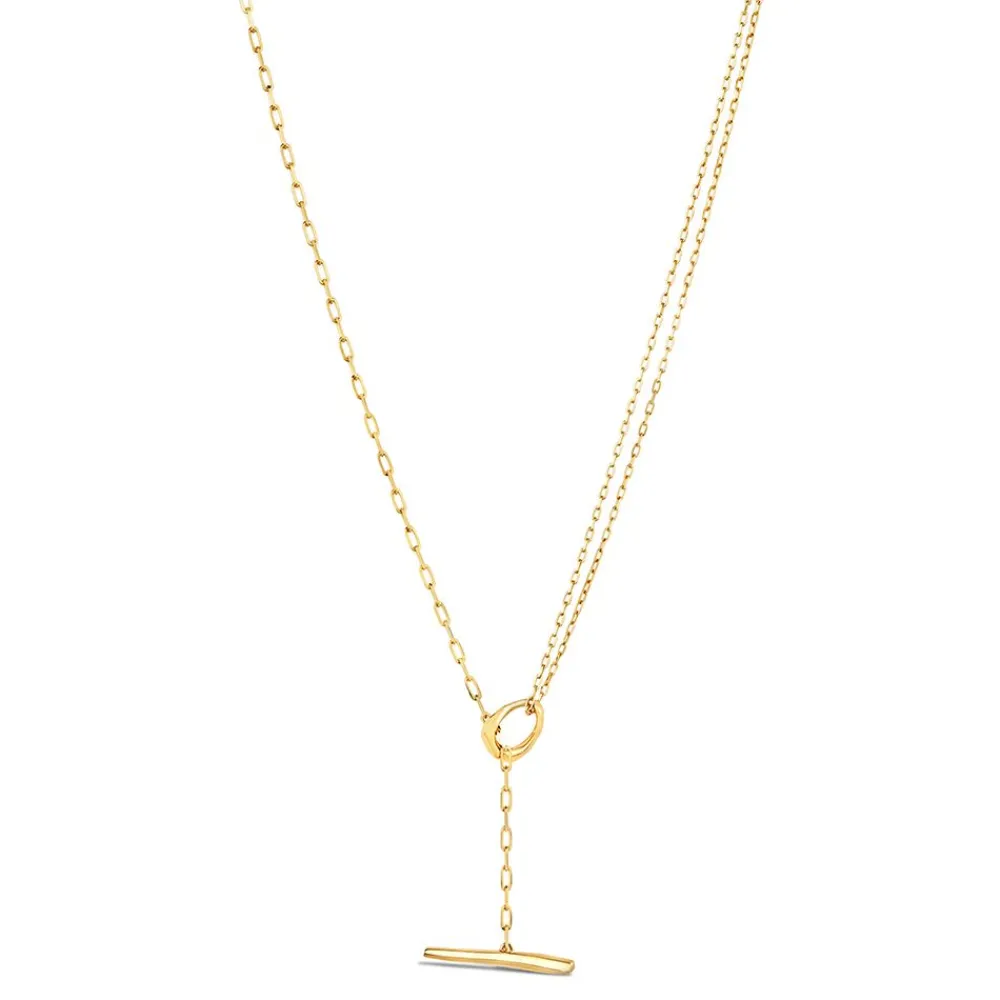 Dinny Hall Thalassa Faceted Small T-Bar Lariat
