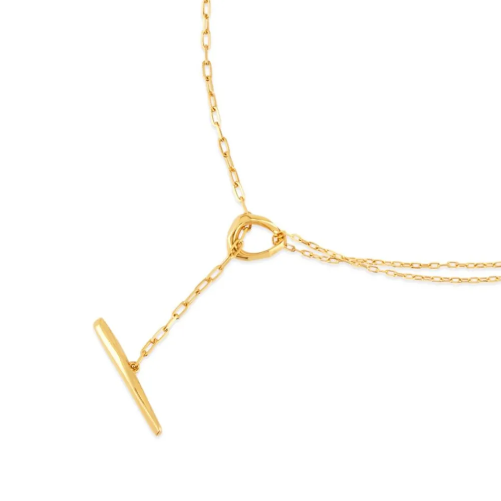 Dinny Hall Thalassa Faceted Small T-Bar Lariat
