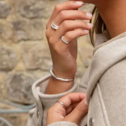 Dinny Hall Thalassa Faceted Wide Tapering Ring