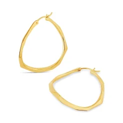 Dinny Hall Thalassa Large Faceted Statement Hoops