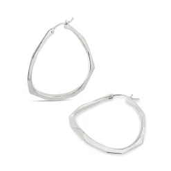 Dinny Hall Thalassa Large Faceted Statement Hoops