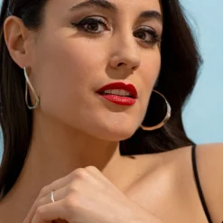 Dinny Hall Thalassa Large Faceted Statement Hoops