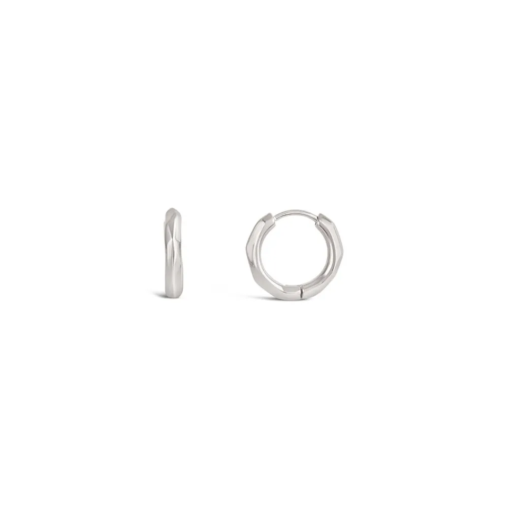 Dinny Hall Thalassa Mini Faceted Huggie Hoops