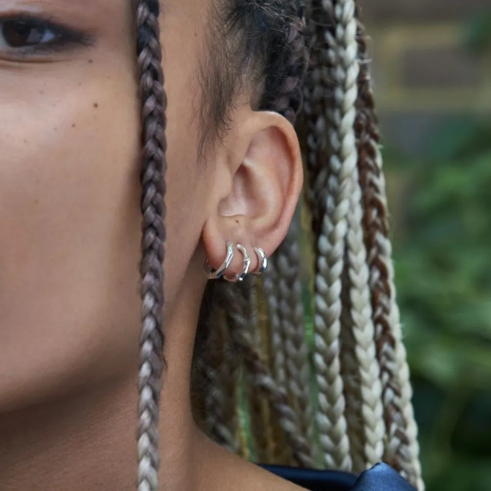 Dinny Hall Thalassa Mini Faceted Huggie Hoops