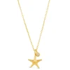 Dinny Hall Thalassa Ocean Treasures Starfish Duo Pendant
