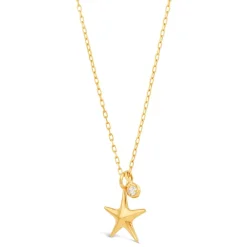 Dinny Hall Thalassa Ocean Treasures Starfish Duo Pendant