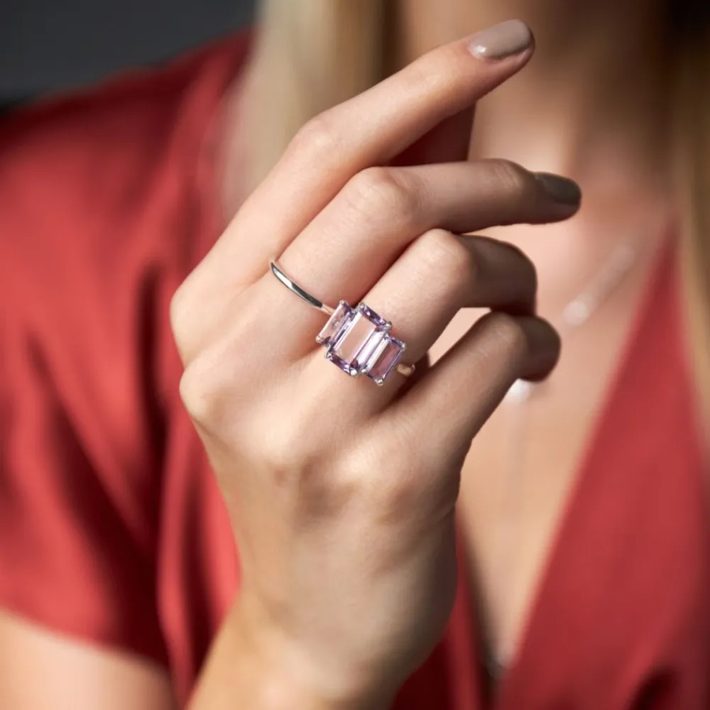 Dinny Hall Trinny Trilogy Rose De France Ring
