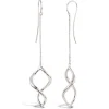 Dinny Hall Twist Small Chain Drop Earrings
