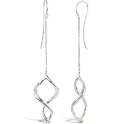 Dinny Hall Twist Small Chain Drop Earrings