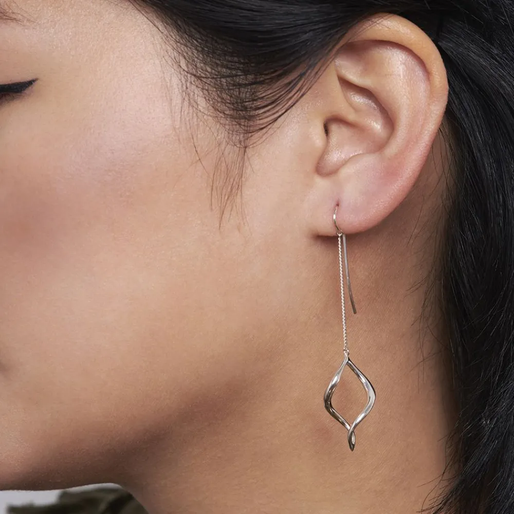 Dinny Hall Twist Small Chain Drop Earrings