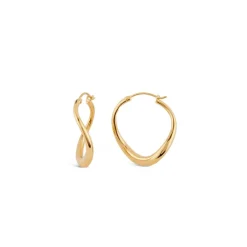 Dinny Hall Wave Small Hoops