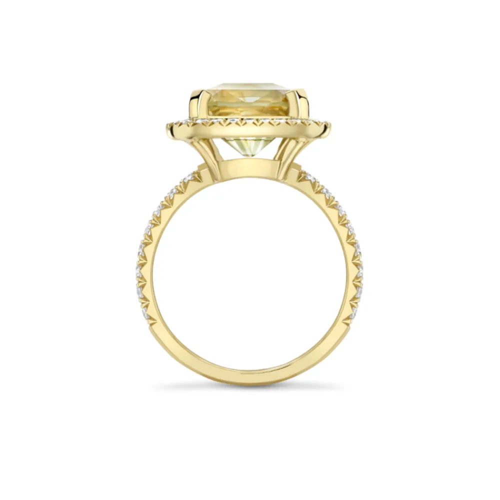 Dinny Hall Zadie 18K Fine Pistachio Green Sapphire & Diamond Ring